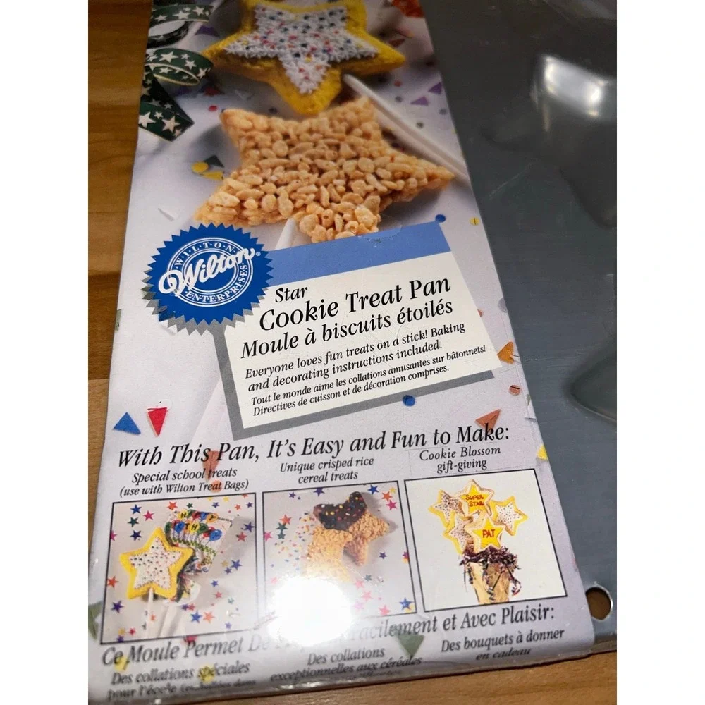 1998 Wilton‎ Cookie Stick Star Pan, SEALED